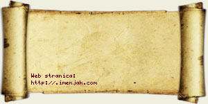 Josif Pribanović vizit kartica